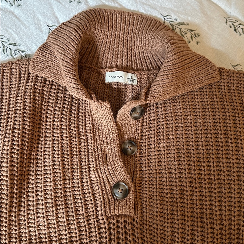 Gentle Fawn Tan Knit Sweater - Picture 3 of 6